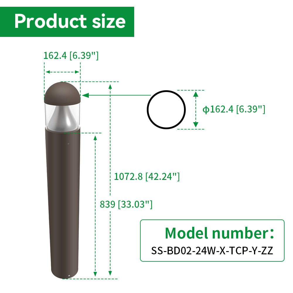 Essenvolt Lighting LED Bollard Light Path Light Landscape Light