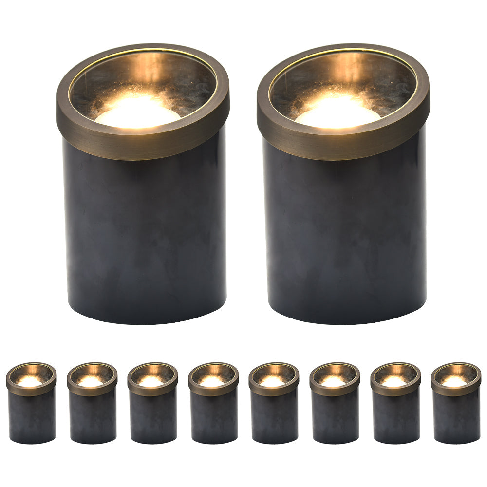 Essenvolt Lighting Solid Brass In-Ground Well Light Landscape Lighting Fixture