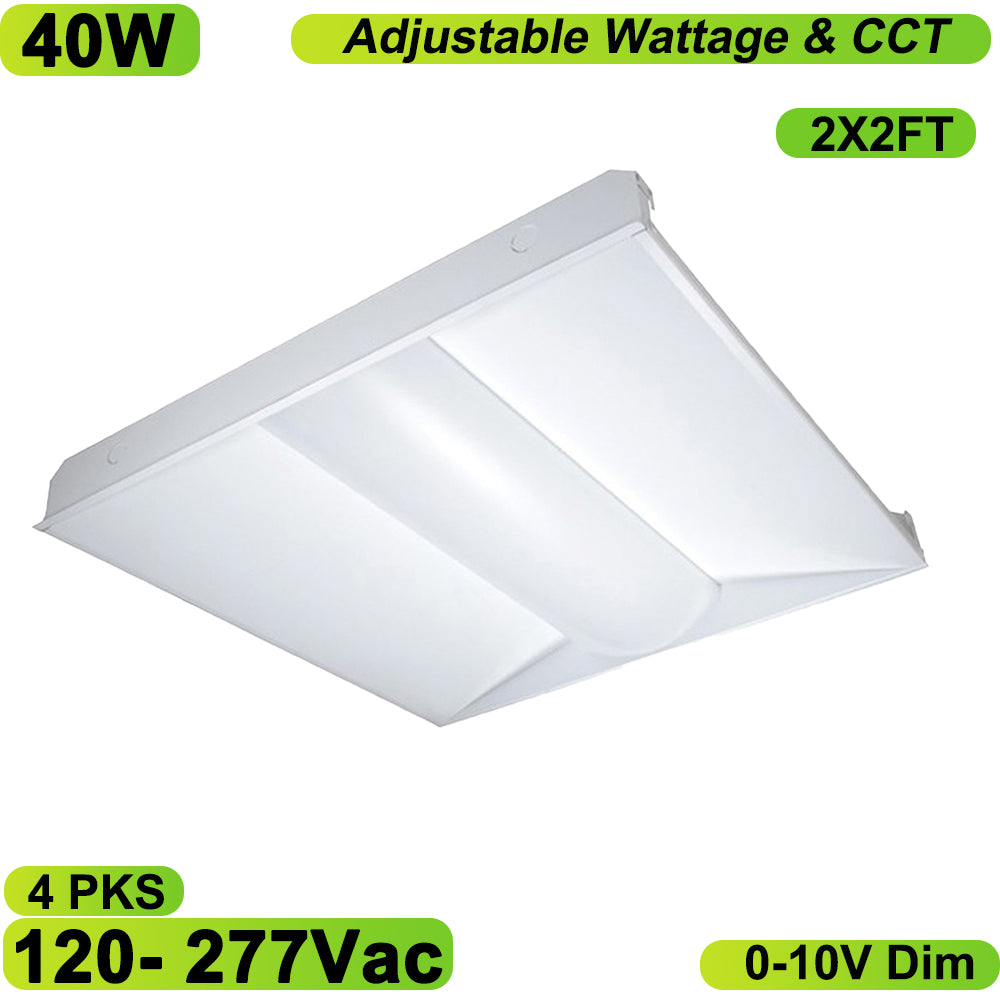 Essenvolt Lighting 2x2FT LED Troffer Light Office Light