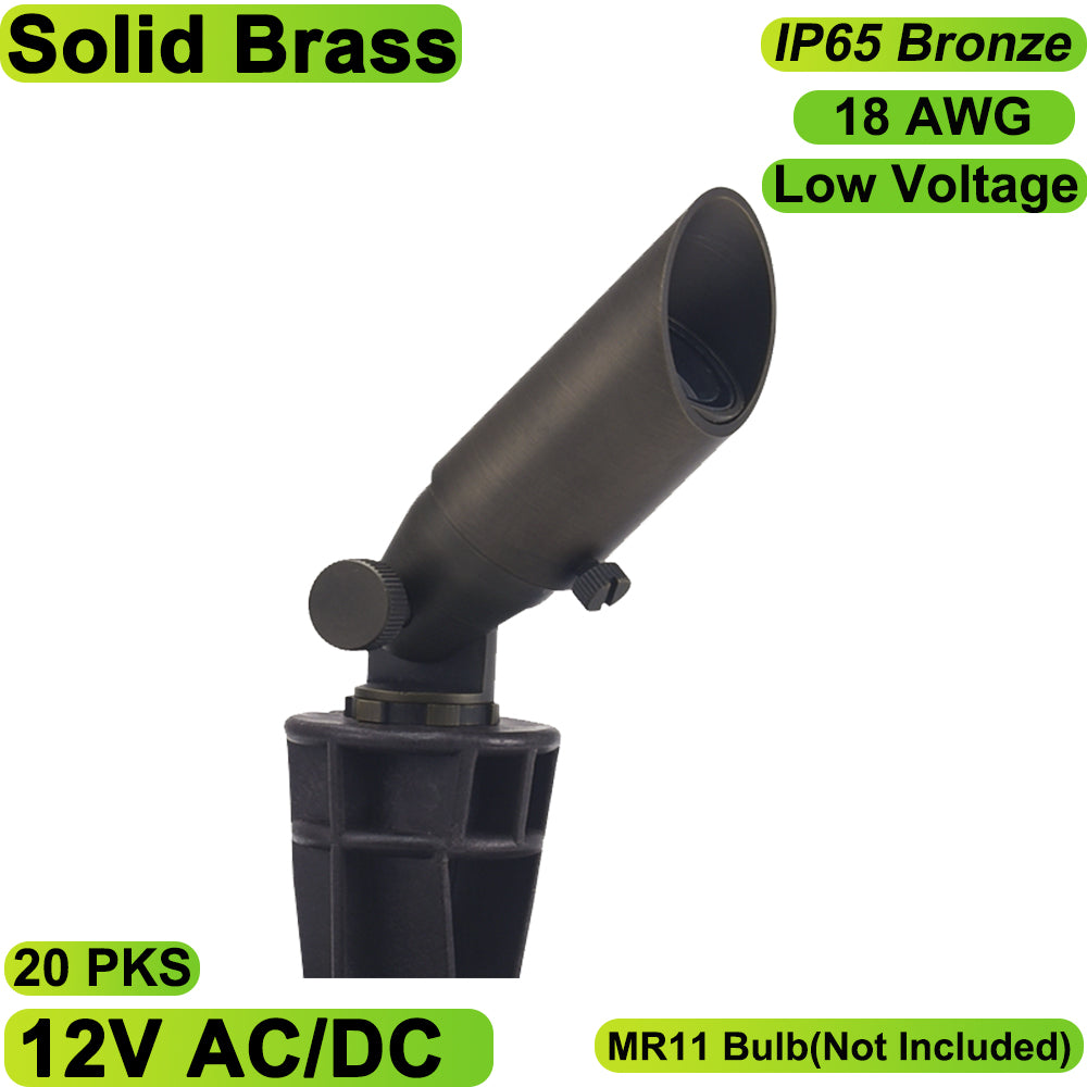 Essenvolt Lighting Solid Brass Spot UP Light Fixture