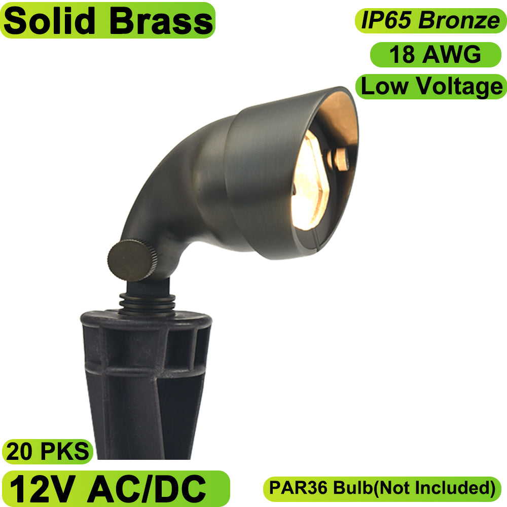 Essenvolt Lighting Solid Brass Wall Wash Light