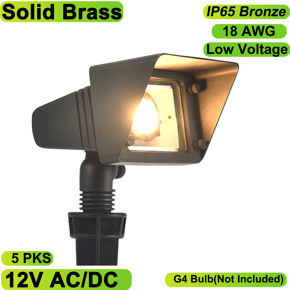 Essenvolt Lighting Solid Brass Wall Wash Light