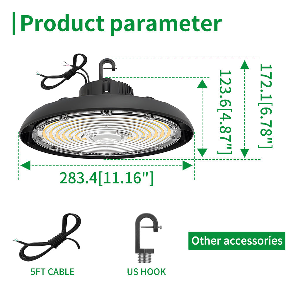 Essenvolt Lighting UFO High Bay Light Warehouse Lighting