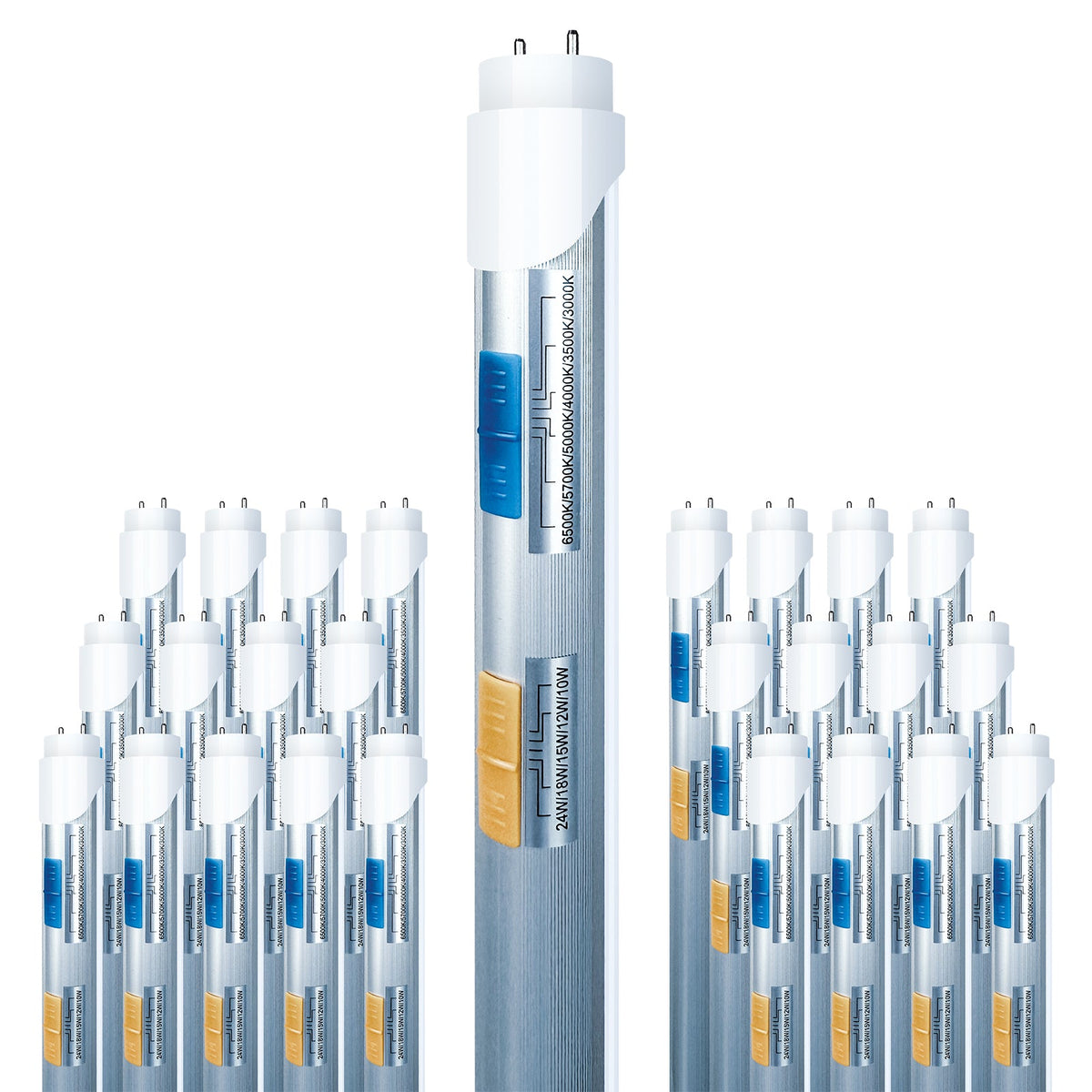 Essenvolt Lighting LED 4FT T8 Tube Light Adjustable watts and cct