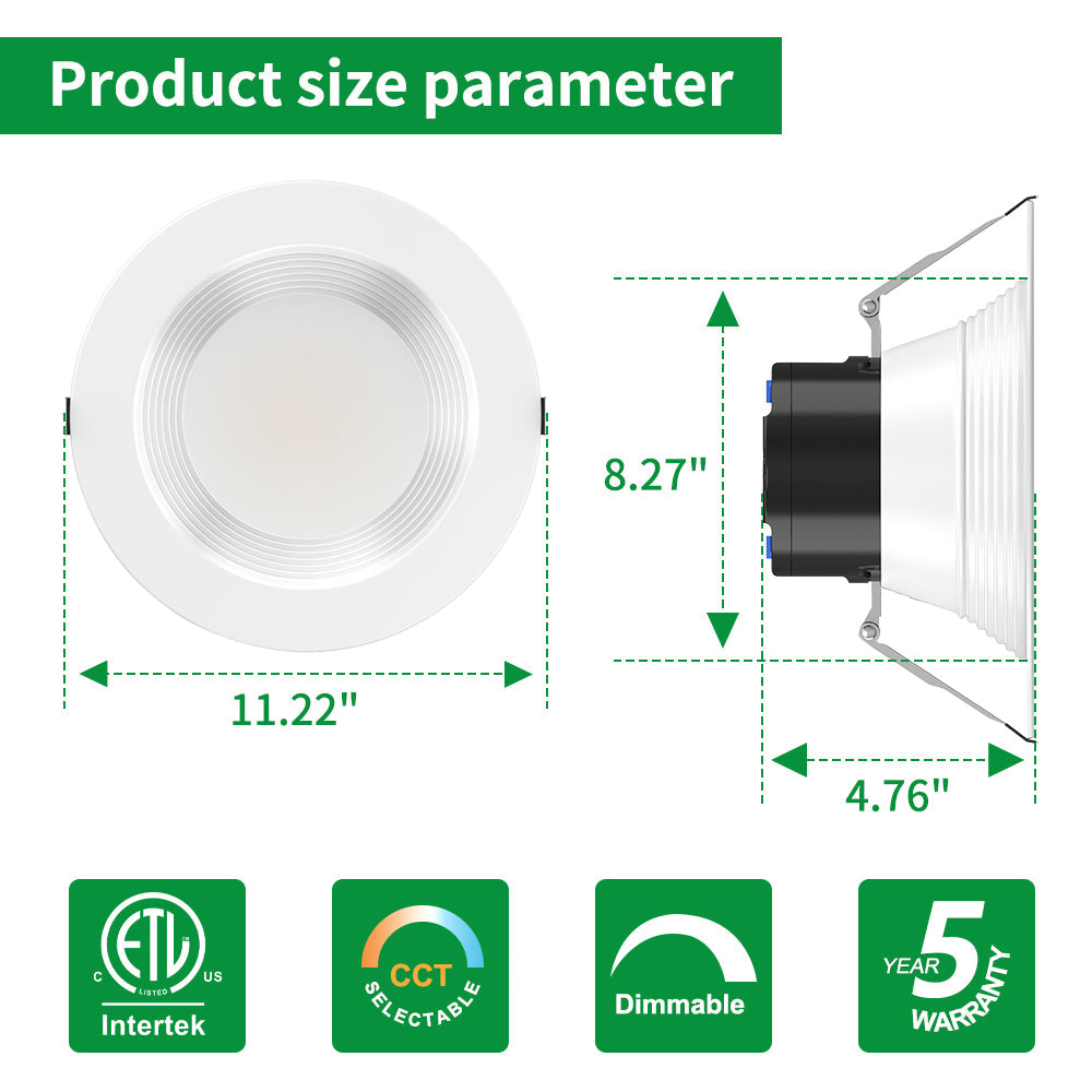 Essenvolt Lighting 10 Inch Commercial Downlighting
