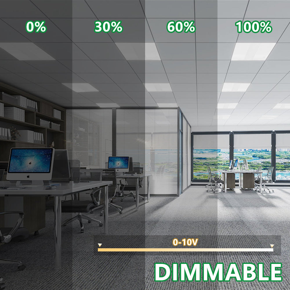 Essenvolt Lighting 2x4FT LED Troffer Light Office Light