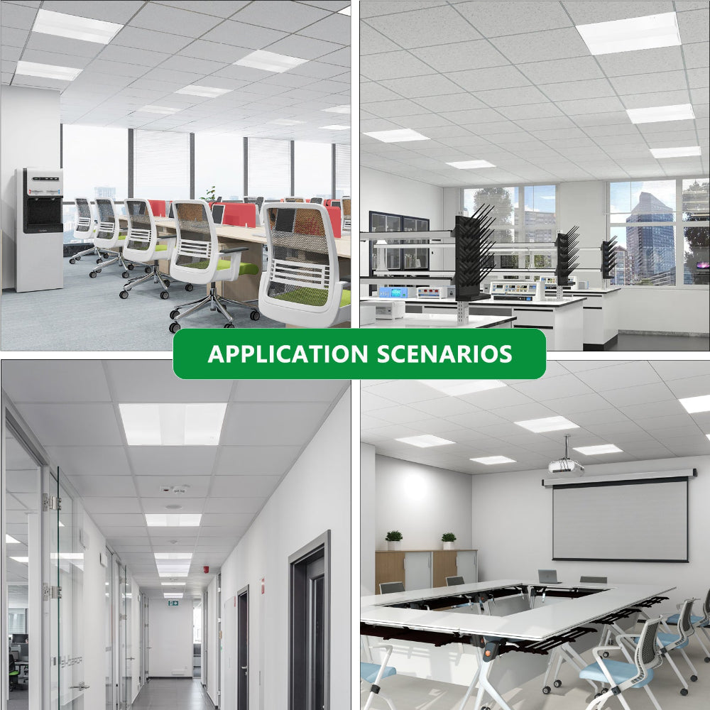 Essenvolt Lighting 2x4FT LED Troffer Light Office Light