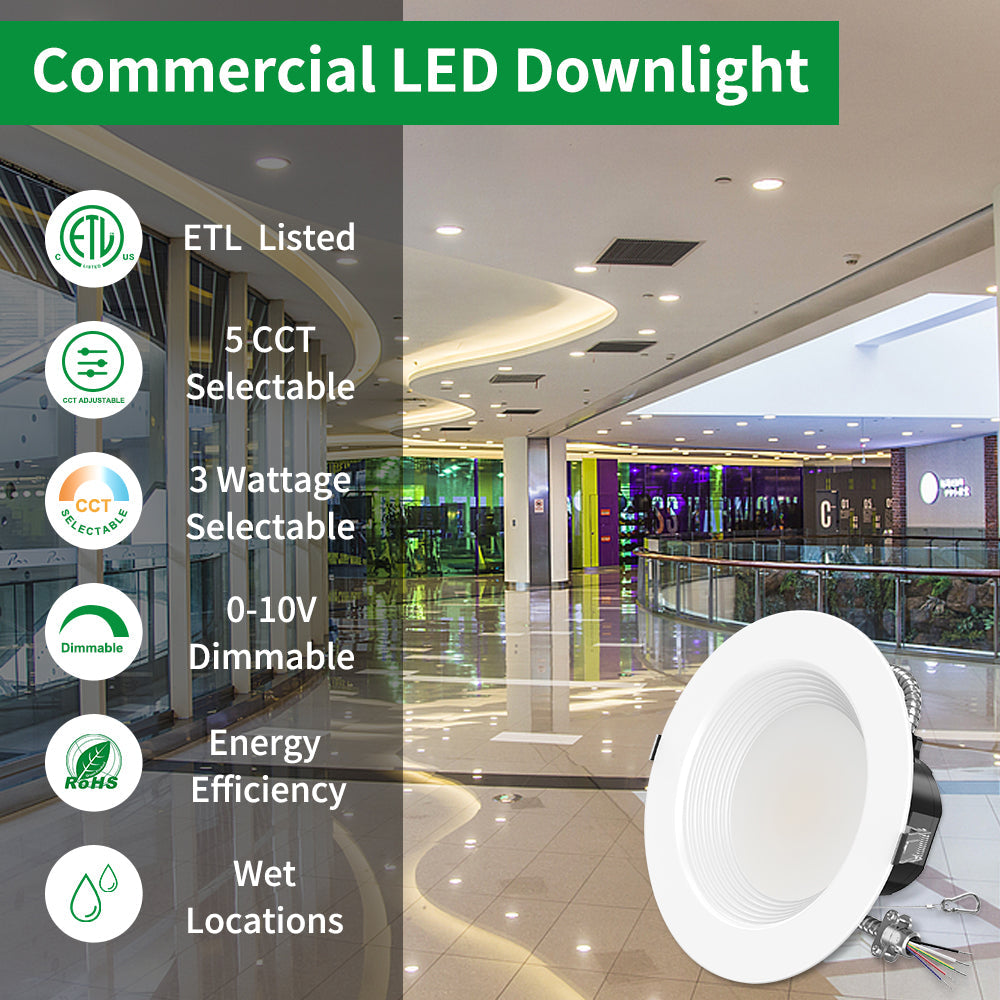Essenvolt Lighting 6 Inch Commercial Downlighting