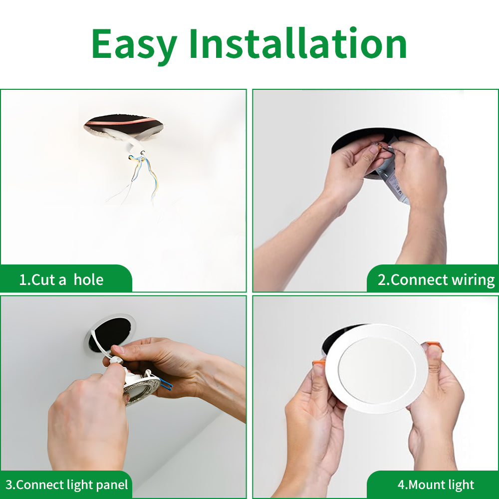 Essenvolt Lighting 6 Inch Retrofit Recessed Downlight