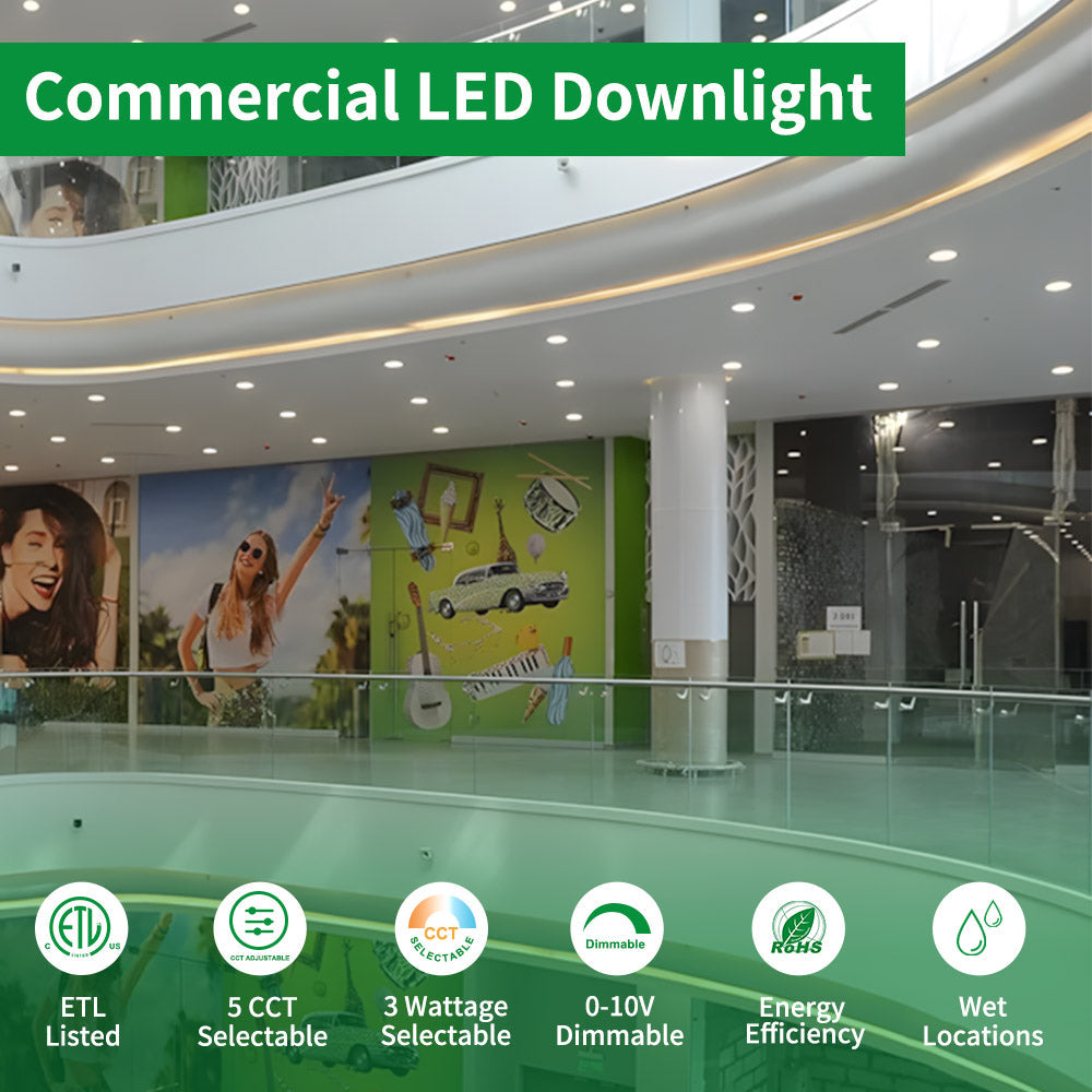 Essenvolt Lighting 8 Inch Commercial Downlighting