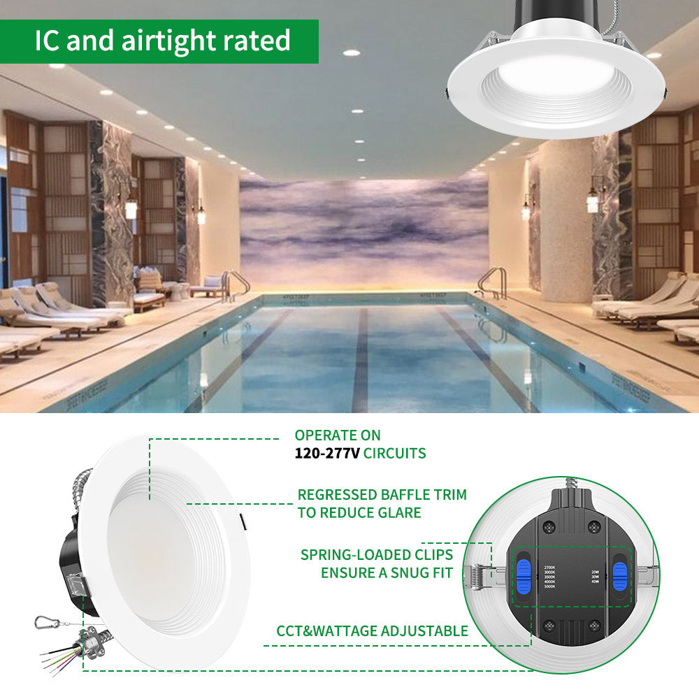 Essenvolt Lighting 8 Inch Commercial Downlighting