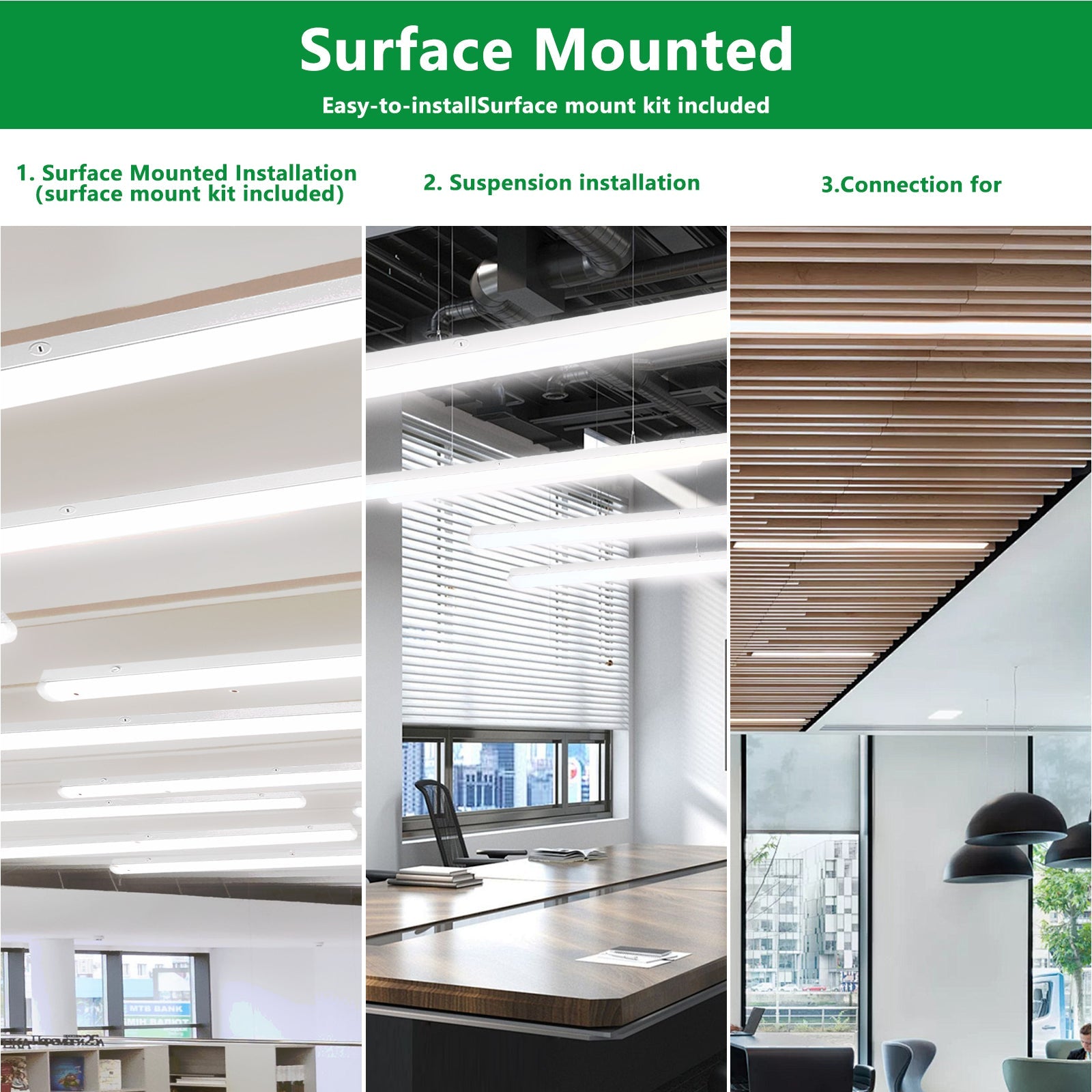 Essenvolt Lighting 8FT LED Linear Strip Light