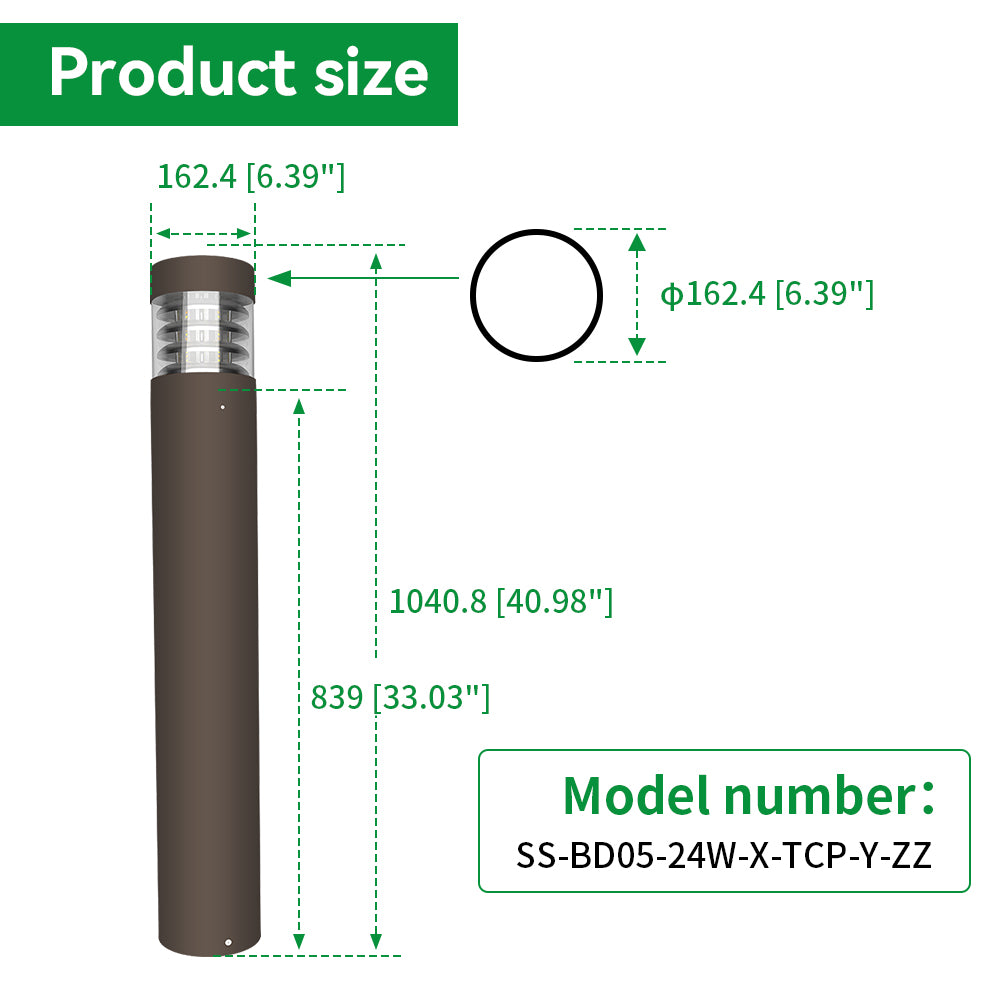 Essenvolt Lighting LED Bollard Light Path Light Landscape Light