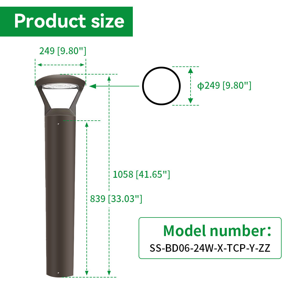 Essenvolt Lighting LED Bollard Light Path Light Landscape Light