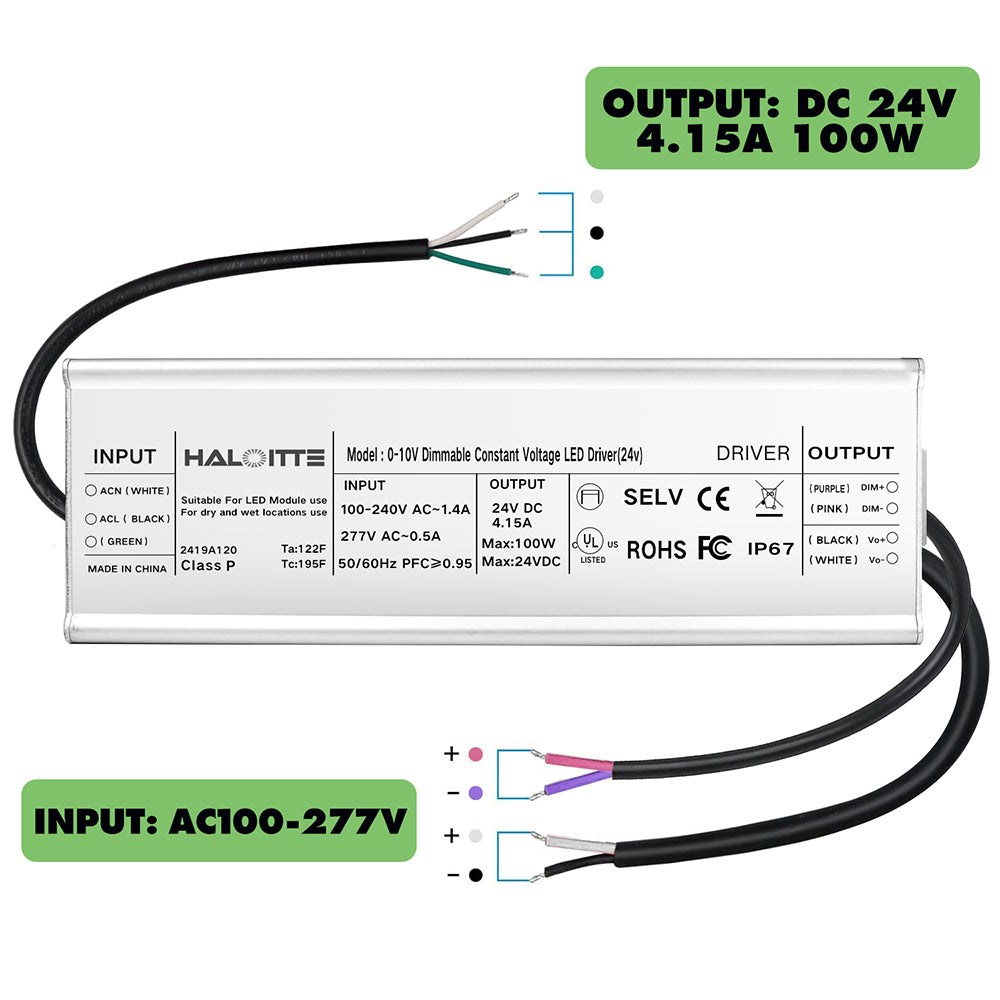 Essenvolt Lighting 100W Constant Voltage LED Driver 24V