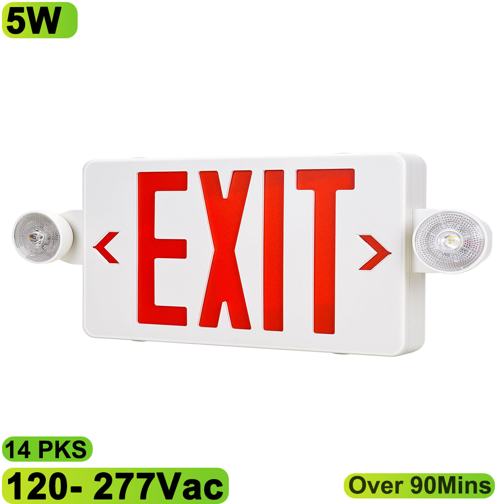 Essenvolt Lighting Emergency Exit Light with Back-up Battery
