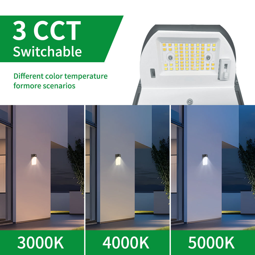 Essenvolt Lighting LED Mini Wall Pack Light with Dusk to Dawn Photocell