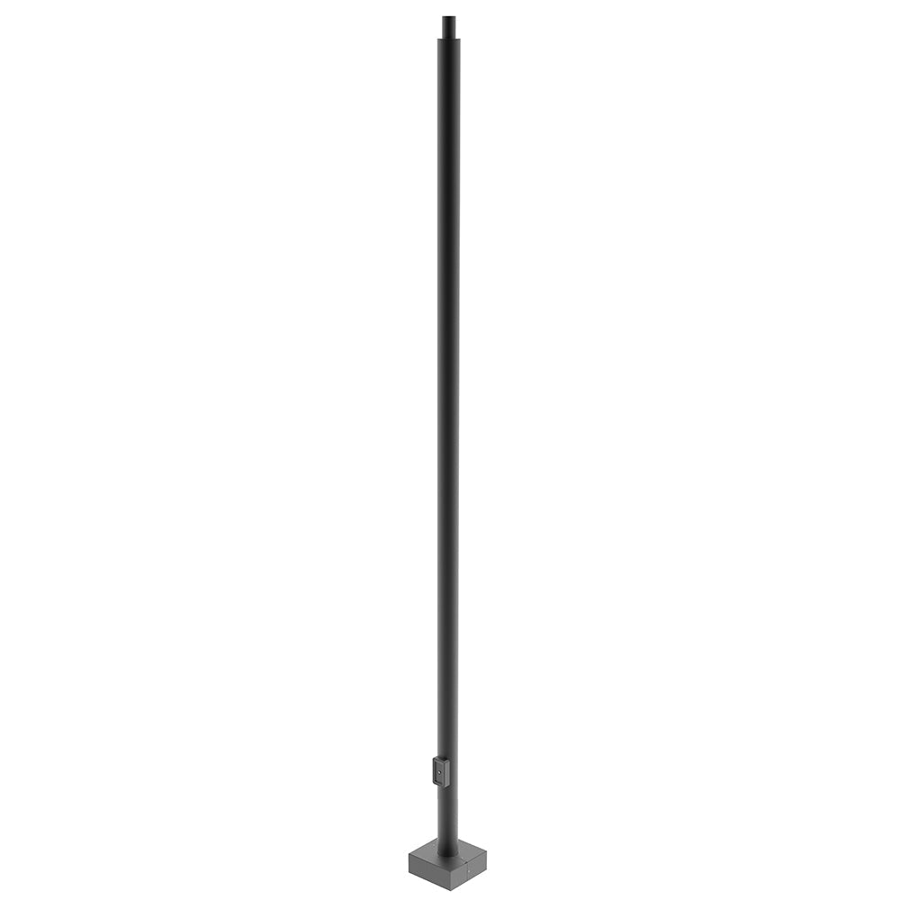 Essenvolt Lighting 4 Inch Round Light Pole 11 Gauge Bronze