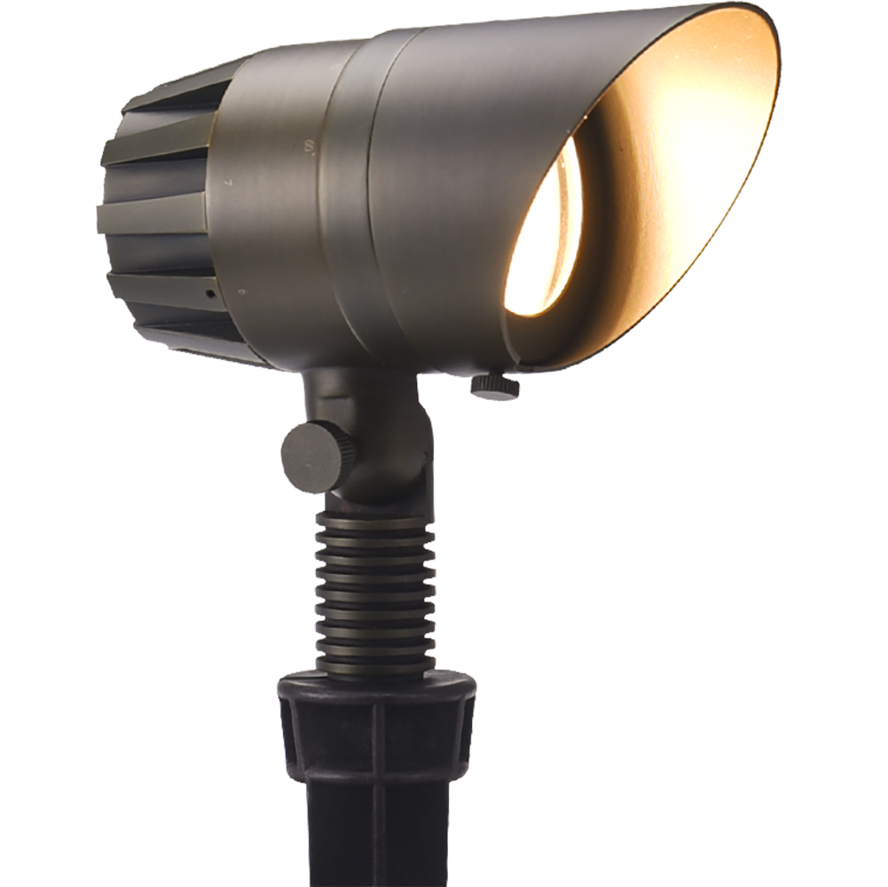 Essenvolt Lighting Solid Brass Flood Light Landscape Lighting Fixture