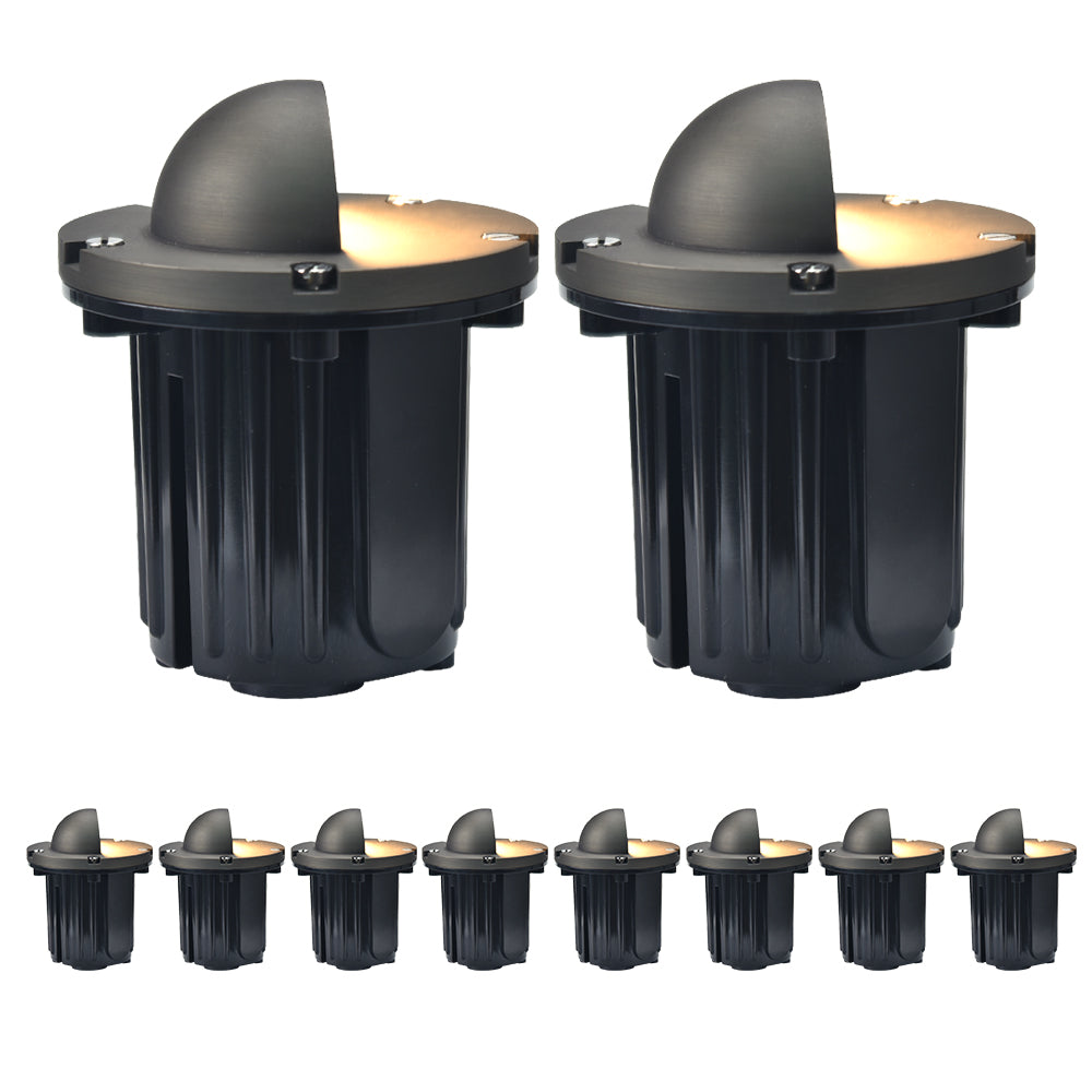 Essenvolt Lighting Solid Brass In-Ground Well Light Landscape Lighting Fixture
