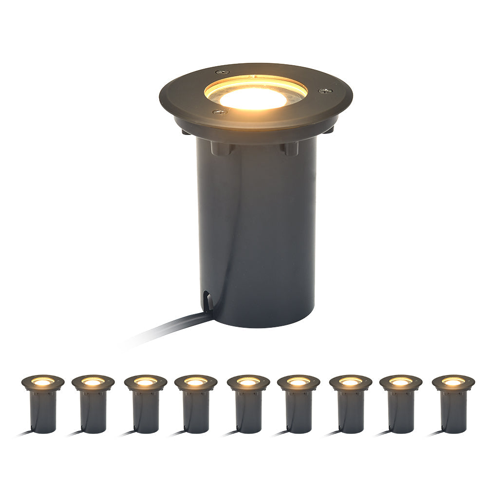 Essenvolt Lighting Solid Brass In-Ground Well Light Landscape Lighting Fixture