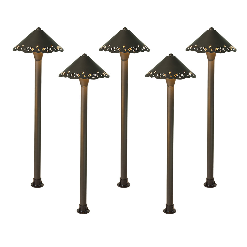 Essenvolt Lighting Solid Brass Path Light Landscape Light